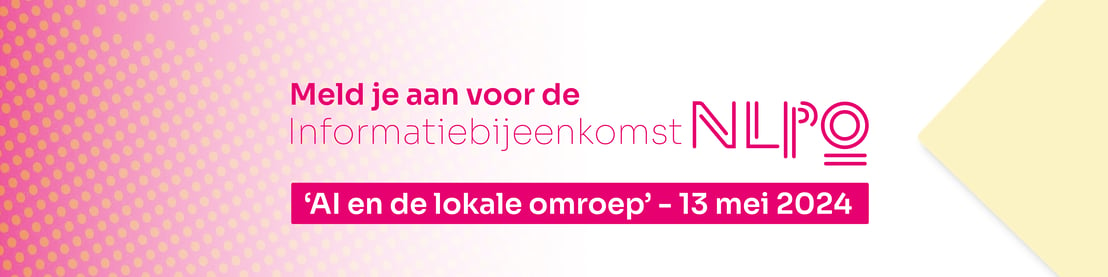 Informatiebijeenkomst NLPO - 13 mei