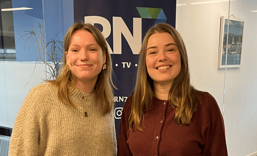 Isabelle en Anne bij RN7