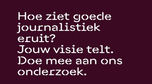 Onderzoek journalistieke normen en waarden